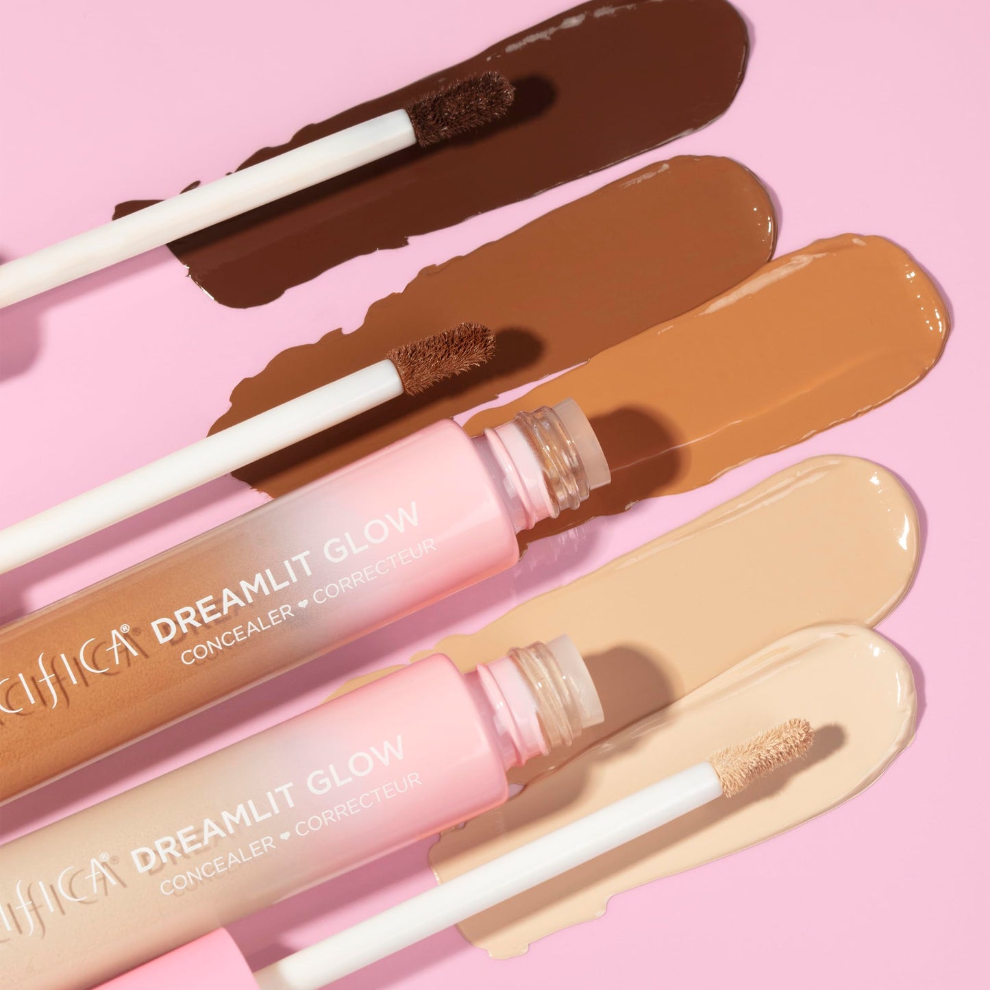 Pacifica Concealer – DreamLit Glow Full Coverage Concealer with Squalane for Dark Circles & Dark Spot Correction, Lightweight & Long-Lasting, Vegan & Cruelty-Free, Shade 09 (Warm Honey)
