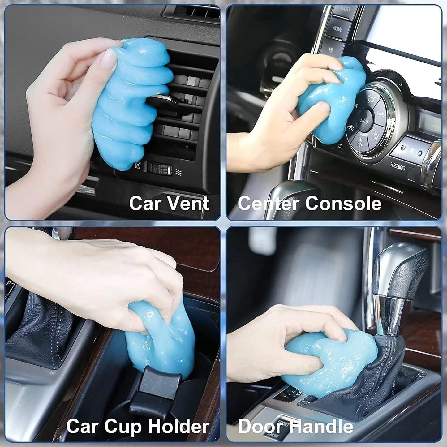 Universal Dust Cleaning Gel – 1 Pack Reusable Slime Cleaner for Car Interior, Keyboards, Laptops, Air Vents, Electronics & Office Equipment – Reaches Tight Cracks & Hard-to-Reach Areas