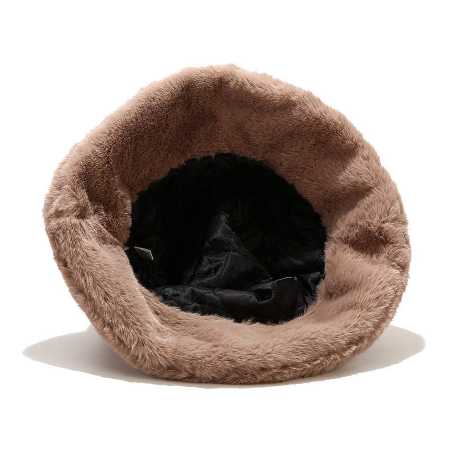 OCTEEN Winter Faux Fur Bucket Hat Fuzzy Warm Hat for Men Women