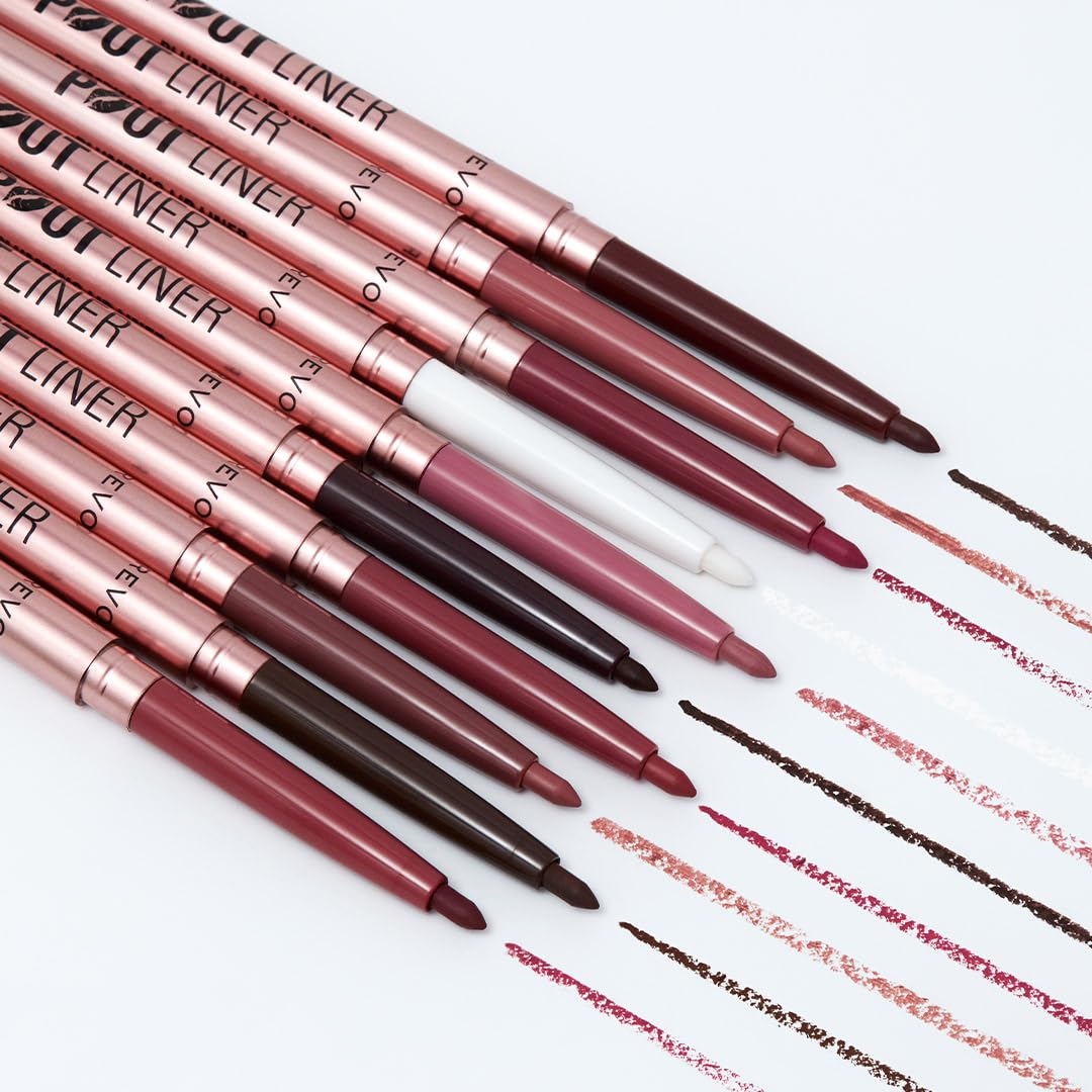 Revolution Beauty, Pout Bomb Plumping Lip Liner, Long Lasting Lip Shaper with Hyaluronic Acid & Vitamin E, Vegan & Cruelty-Free, Light Mauve