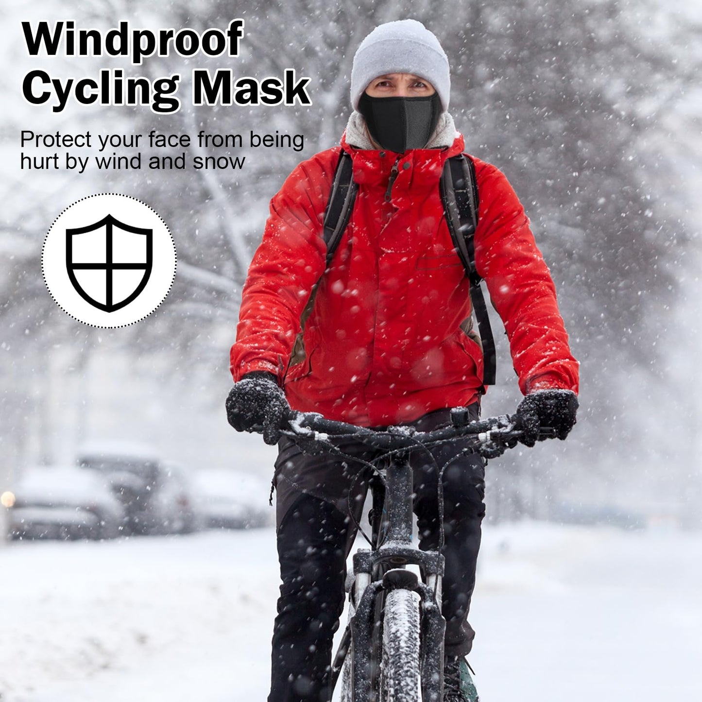 9 Pack Winter Half Face Mask Motorcycle Face Mask Balaclava for Men Half Ski Mask for Running Riding Snowboarding Motorcycle Hiking and Outdoor Activities
