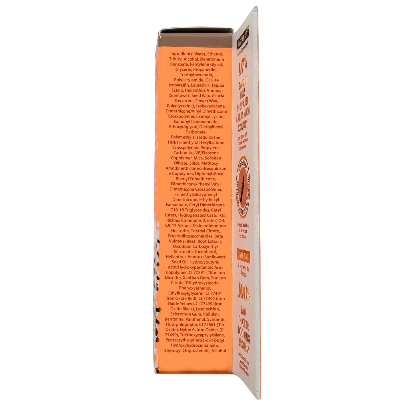 Grande Cosmetics 2-in-1 Tinted Brow Gel + Brow Enhancing Serum, Thick & Darker Brows, Shape & Fill Brows Effortlessly, Medium, Travel Size