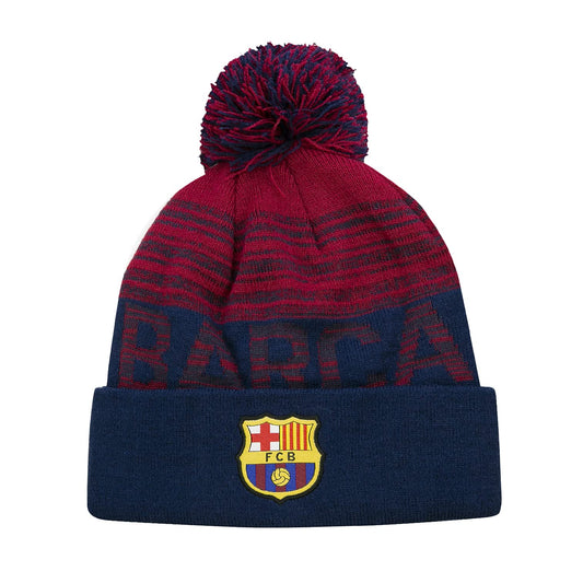 Icon Sports Spanish Primera Liga Barcelona Mens Beanies, Navy Blue, OSFM