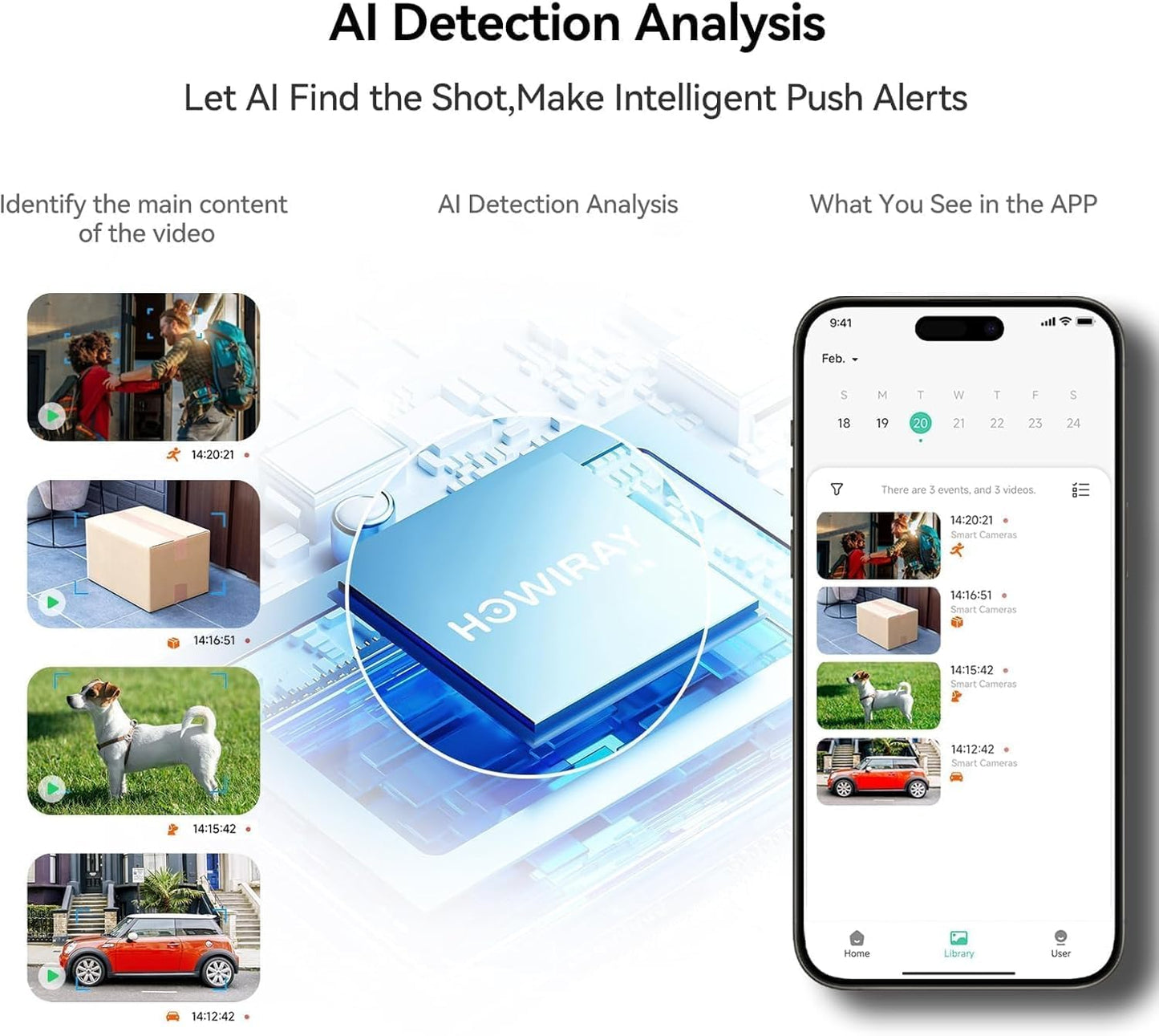 LongPlus Security Cameras Wireless Outdoor Camera Wireless Camera for Home Security, 2 Pack 2K Battery Powered WiFi Cameras with AI Motion Detection, 2-Way Talk, Cloud/SD Storage