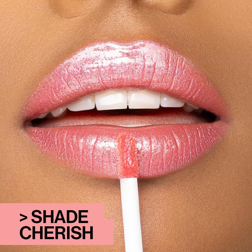 wet n wild MegaSlicks Lip Gloss, Ultra-Glossy, Vitamin-E Enriched, Ultra-Gloss High Shine Moisturizing, Cruelty-Free & Vegan - Red Sensation