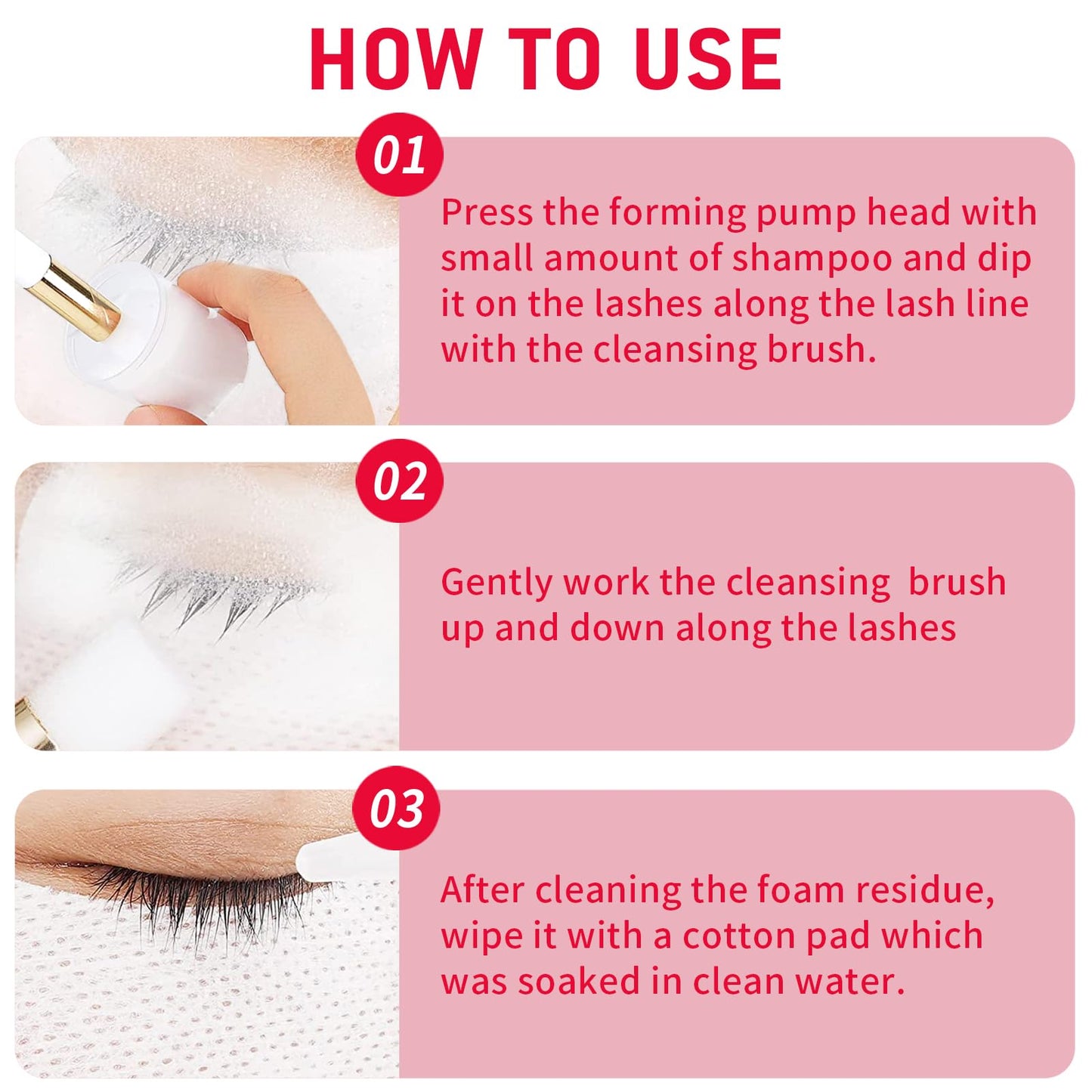 TWILASH BY DLY Lash Shampoo Bulk, Eyelash Cleanser for Extensions 2 Liters, Safe Makeup Remover, Non-irritating or Burning Eyelid Foaming Cleanser for Professional Salon and Home Use (Rose-2L)