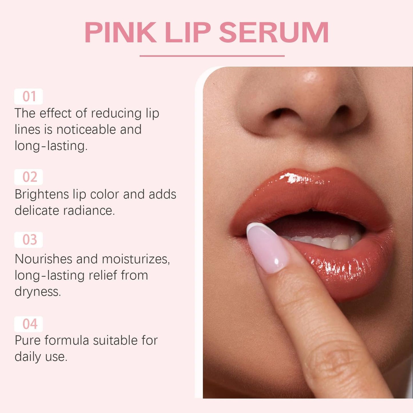 Jinshane Dark Lip Serum, Lip Lightening for Dark Lips Lip Brightener for Smokers Dark Lip, Dark Lips Lightening Treatment, Jinshane Lip Serum by Vitamin Extract, Lightens Dark Lips and Tightens (3PCS)