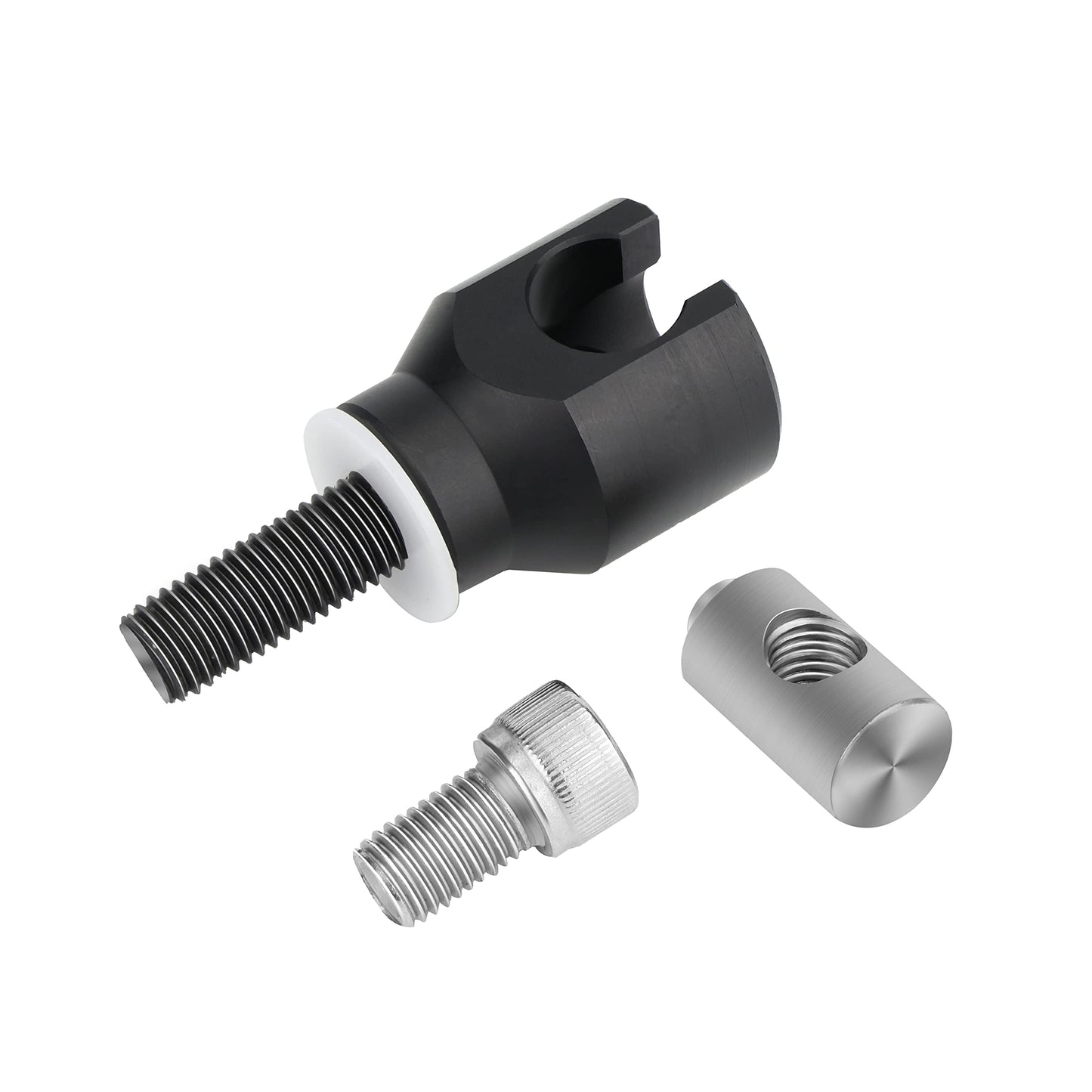 SUNYA Archery Bow Stabilizer Adapter, Quick Disconnect, 2 Mounting Angles for Compound Bow and Recurve Bow. Aluminum with Anodized Finish