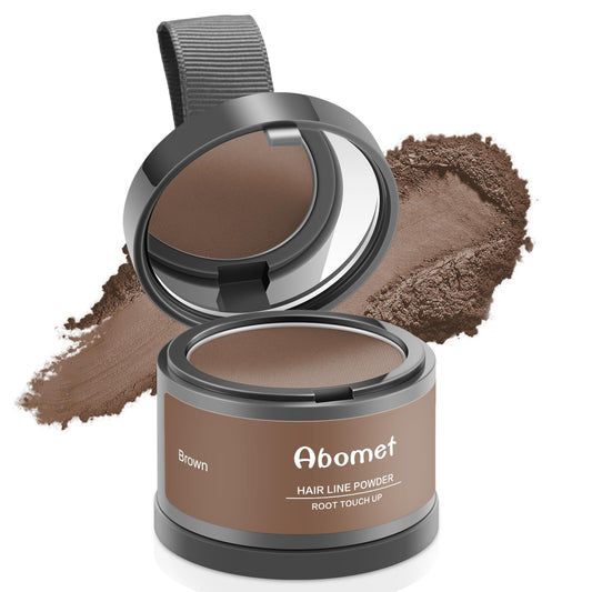 Root Touch Up Instantly Gray Coverage Powder, Conceal Hair Loss and Thinning Hair For Women and Men, Hair Fibers (Brown)