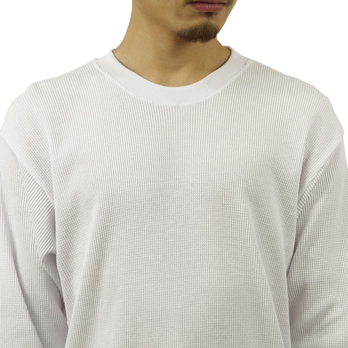 Pro Club Men's Heavyweight Cotton Long Sleeve Thermal Top, Medium, White