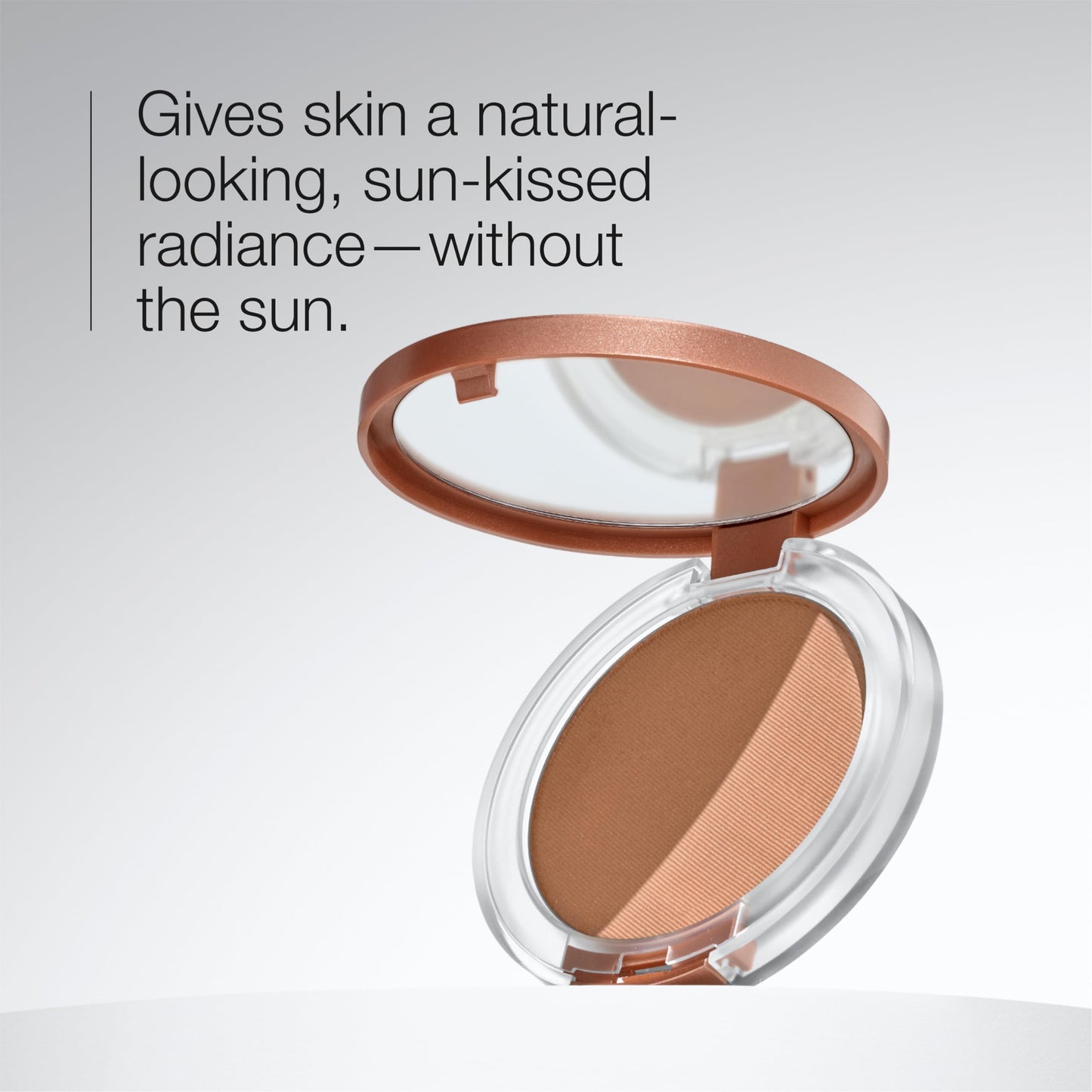 Clinique True Bronze Blendable Pressed Powder Bronzer | Sun-Kissed Glow + Natural Finish, Sunblushed, 0.33 Ounce
