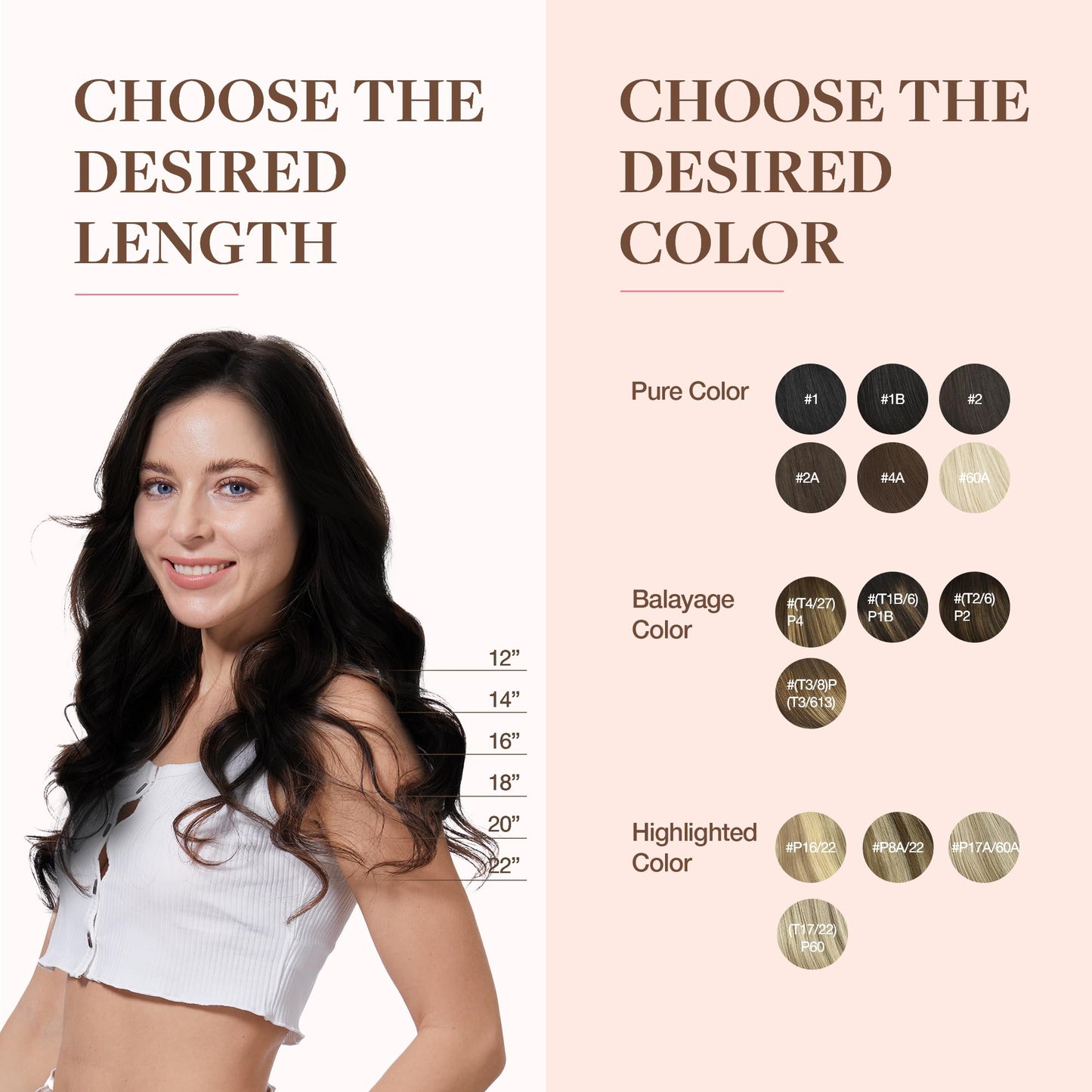 GOO GOO Wire Hair Extensions Human Hair, 1 Jet black Natural 18inch 125g, Invisible Wire Hair Extensions with Transparent, Seamless Fish Line Hairpiece