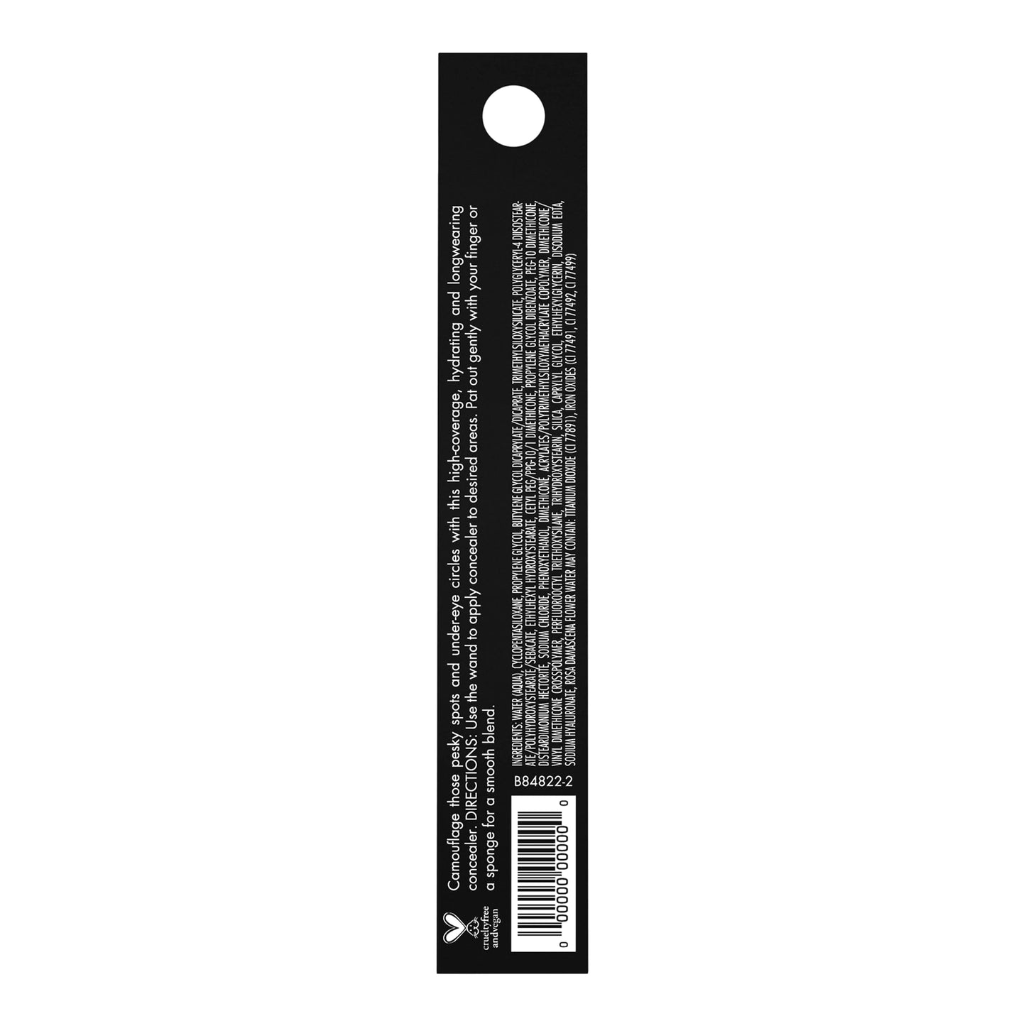 e.l.f. Hydrating Camo Concealer, Lightweight, Full Coverage, Long Lasting, Conceals, Corrects, Covers, Hydrates, Highlights, Deep Olive, Satin Finish, 25 Shades, All-Day Wear, 0.20 Fl Oz
