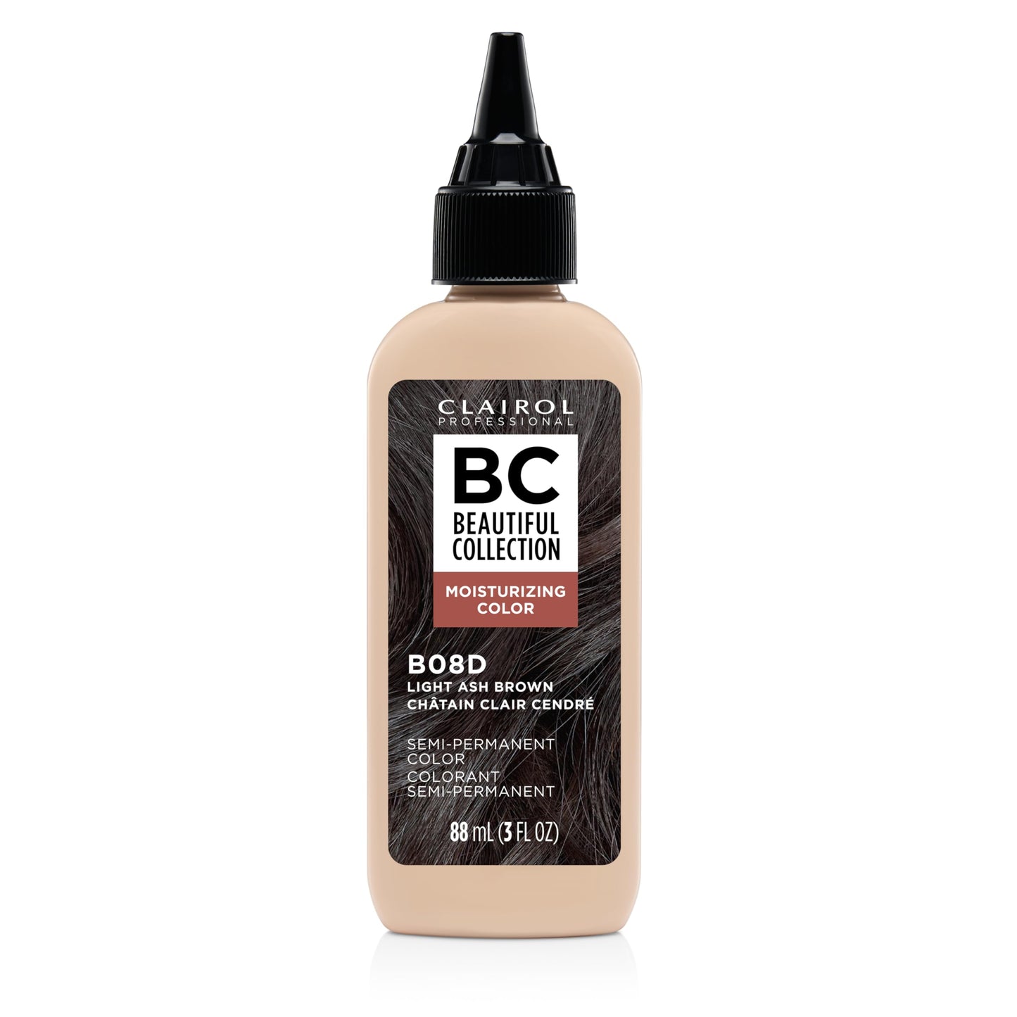 Clairol Professional Beautiful Collection Hair Color, 8D Light Ash Brown, 3 oz. - Packaging May Vary