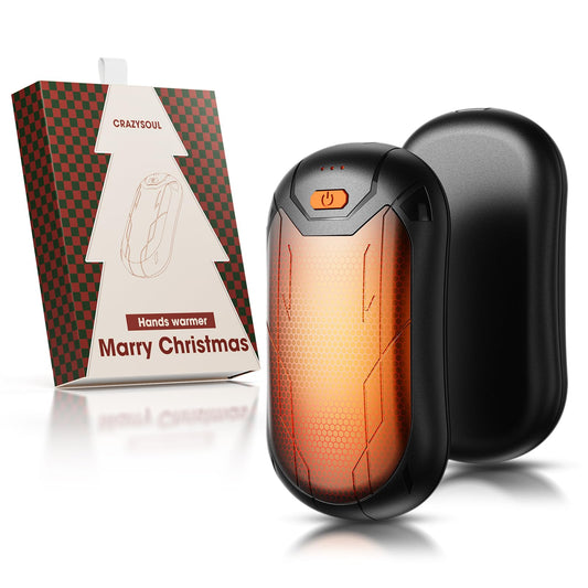 Rechargeable Hand Warmers - 2 Pack 4000mAh Electric Hand Heater, with AI Smart Chip 15 Hours Long Lasting, Heat Portable Pocket Heater, for Women, Men, 2024 Top