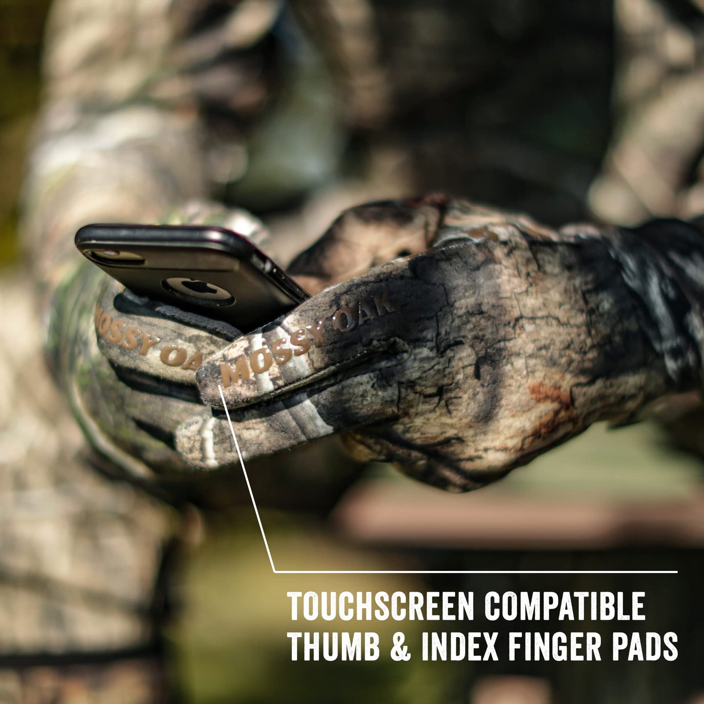 Mossy Oak Lightweight Camo Hunting Gloves