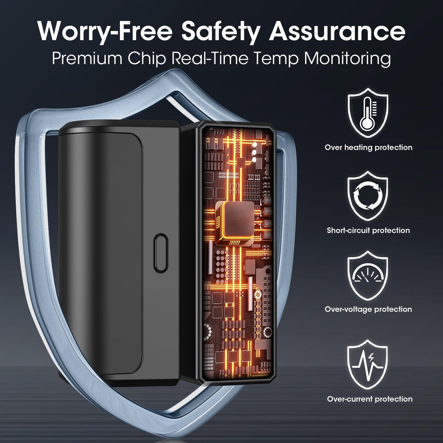 OLV Magnetic Hand Warmers Rechargeable 2 Pack 6000mAh Electric Portable USB Hot Pocket Sized Hand Warmer 18Hrs Long Heating Heater Therapy Gifts for Men Women Camping,Hunting,Golf,Travel Essentials