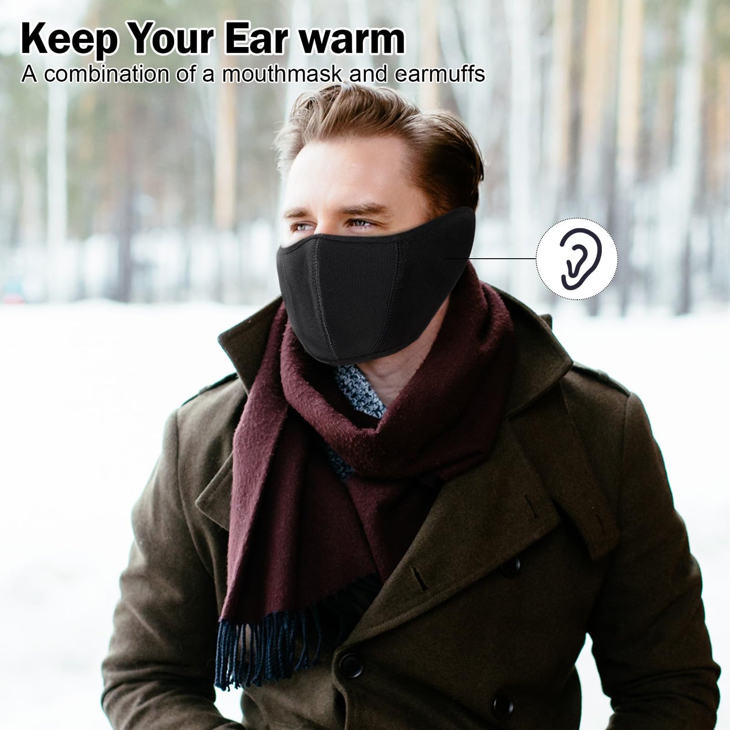 9 Pack Winter Half Face Mask Motorcycle Face Mask Balaclava for Men Half Ski Mask for Running Riding Snowboarding Motorcycle Hiking and Outdoor Activities