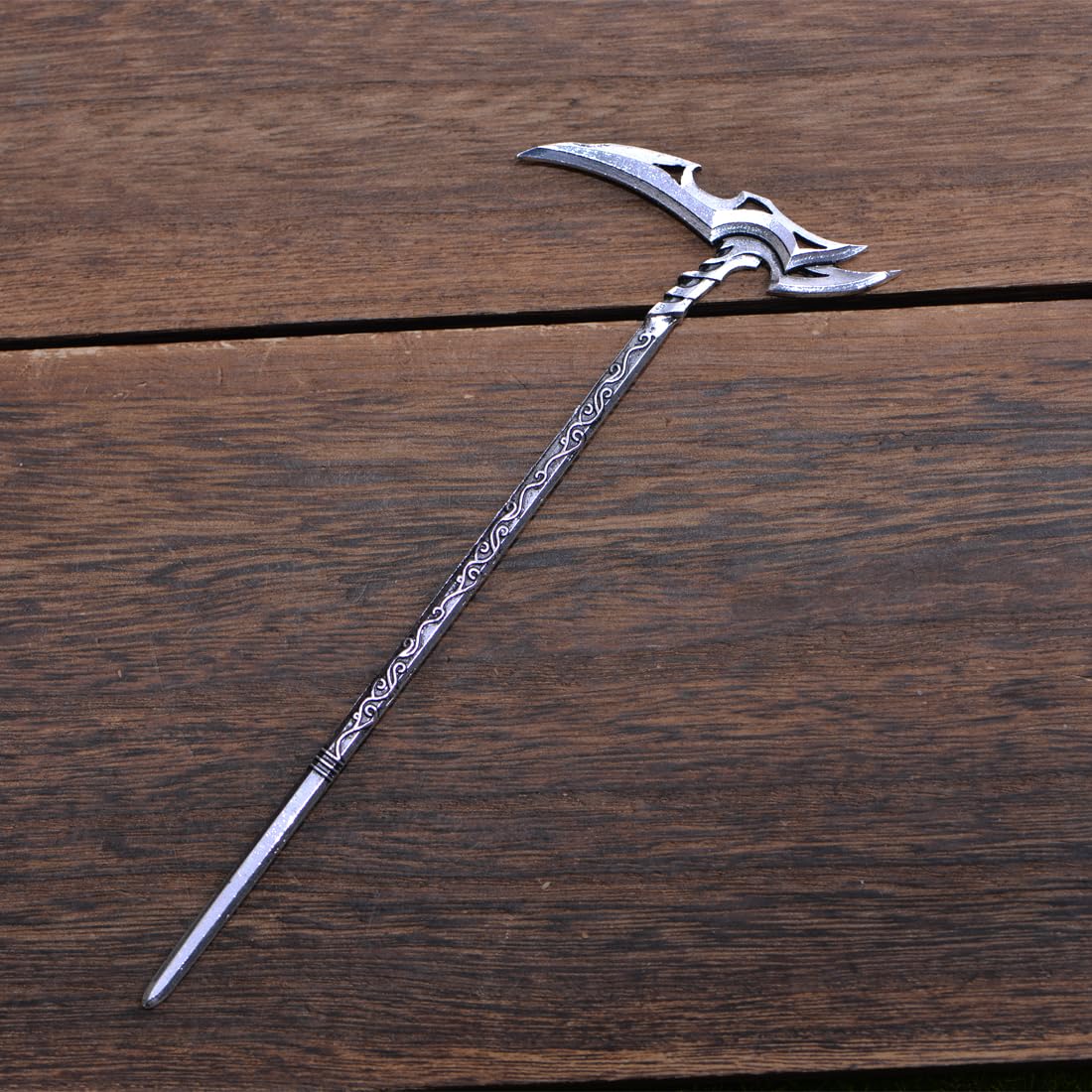 LANGHONG 2PCS Renaissance Scythe Hair Pin For Women Knot Hair Accessories Hair Styling Pins (RSAM)