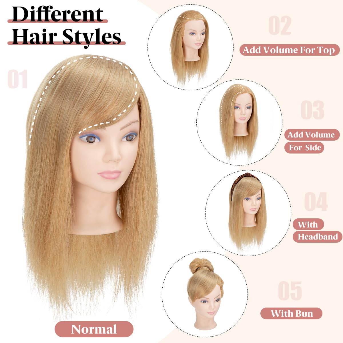 SARLA Clip in Side Bangs Extension Straight Synthetic Fake Bangs One Piece for Women Sand