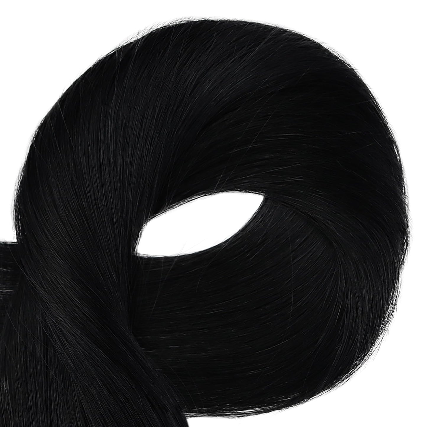 Full Shine Clip in Hair Extensions Jet Black Human Hair 16Inch Human Hair Clip in Extensions Double Weft Invisible And Comfortable for Thin Hair Lace Weft Straight Remy Hair Extensions 3Pcs 60Grams