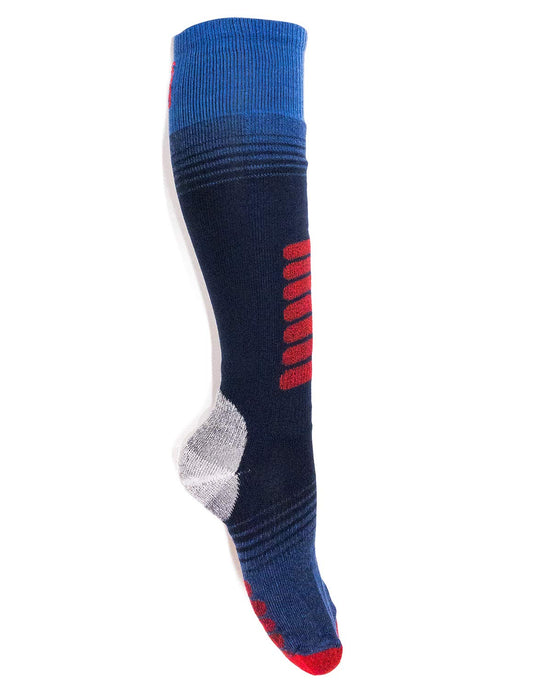 Eurosock Ski Supreme -0412 (Navy/Red, X-Large)