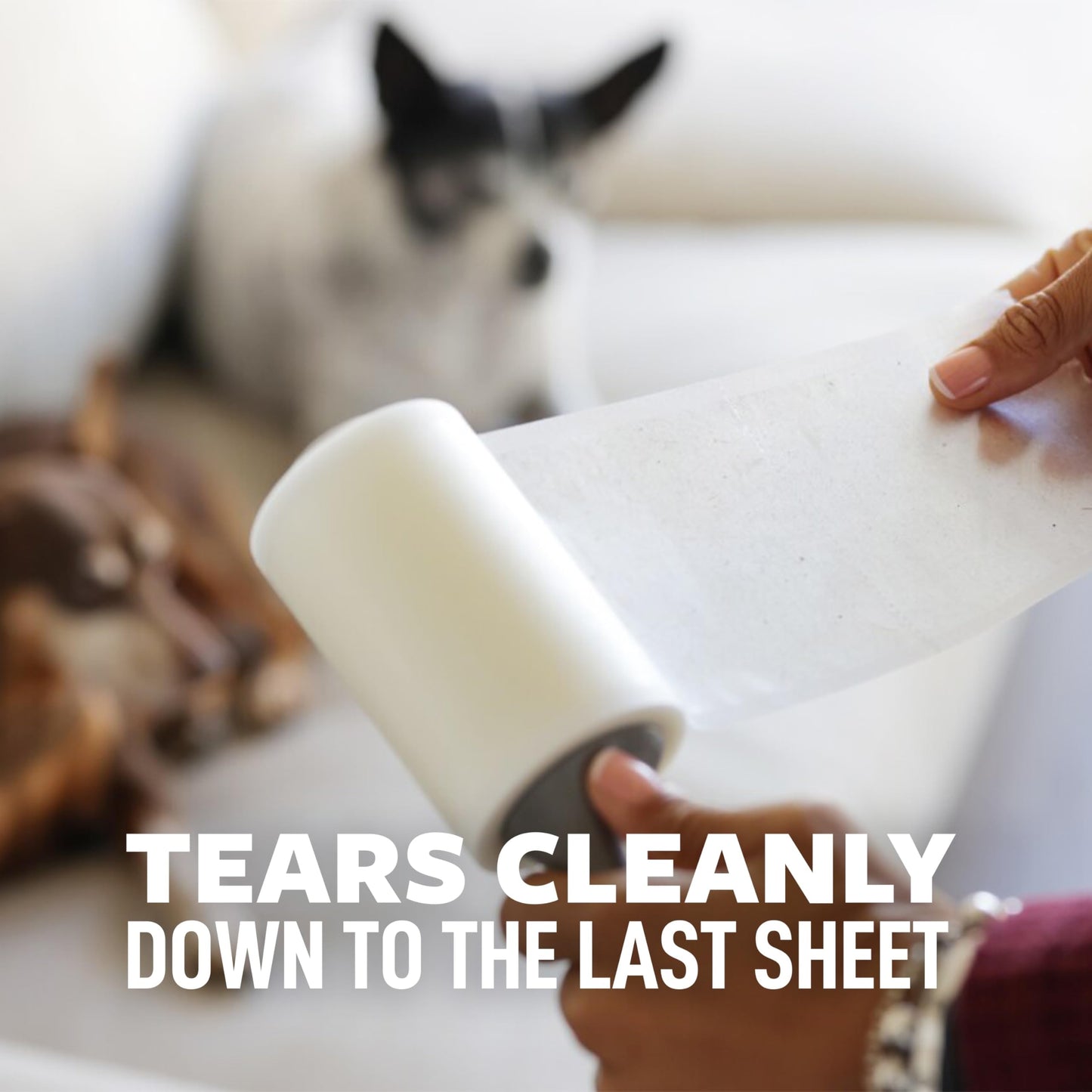 Scotch-Brite Pet Extra Sticky Hair Lint Roller 6 Rollers 600 Sheets