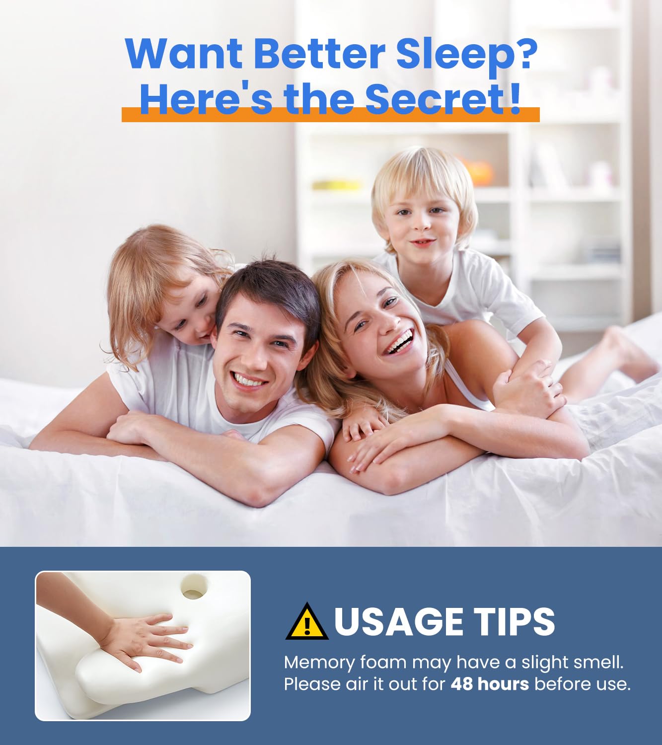 Ultra Pain Relief Cooling Pillow for Neck Support, Adjustable Cervical Pillow Cozy Sleeping, Odorless Ergonomic Contour Memory Foam Pillows, Orthopedic Bed Pillow for Side Back Stomach Sleeper