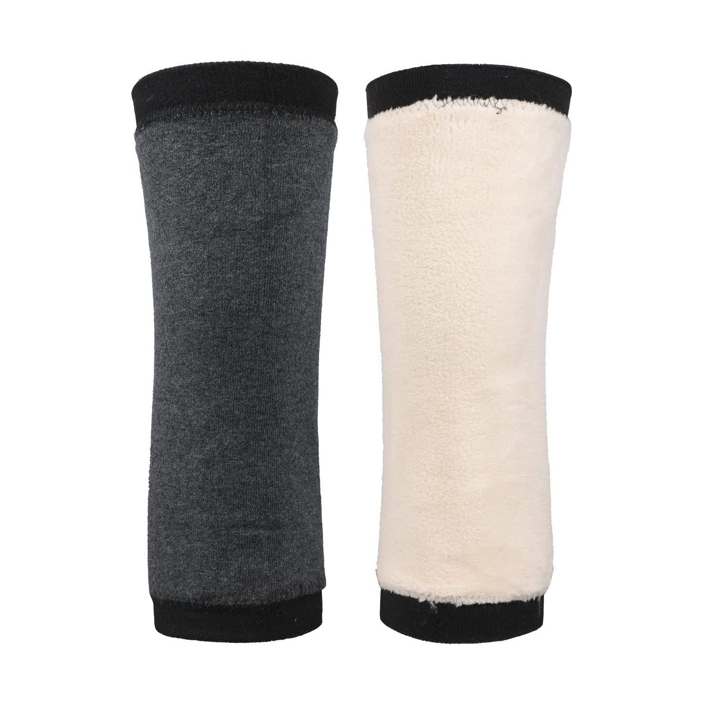 Cashmere Knee Warmers Thermal Wool Knee Brace Sleeves Thicken Fleece Knee Pads Elastic Warm Knee Sleeve for Women Men