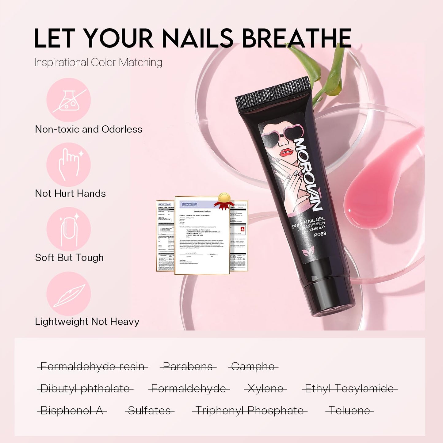 Poly Gel Nail Kit for Beginners: 15 Colors Gel Extension Nail Kit with U V Light for Women Girls