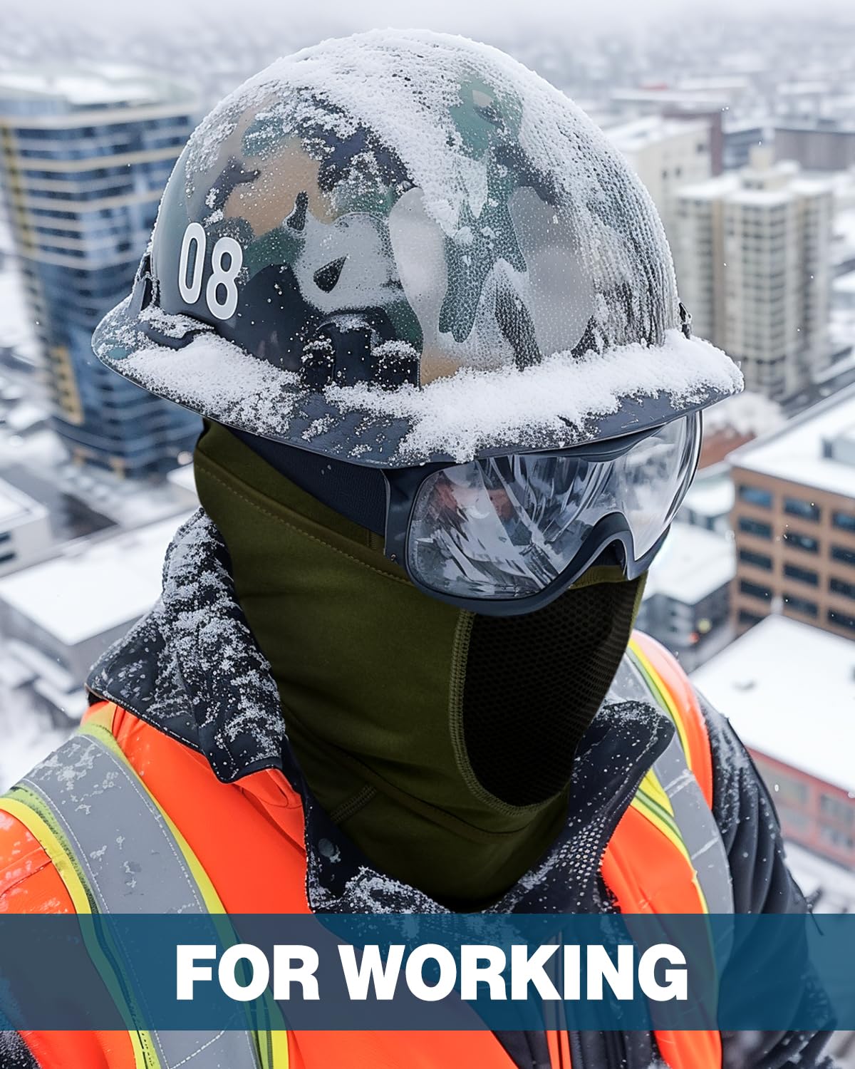 Balaclava Face Mask with Breathable Mesh, Moveable Design Ski Mask for Winter Cold Weather Ski Snowboarding Working Men Women