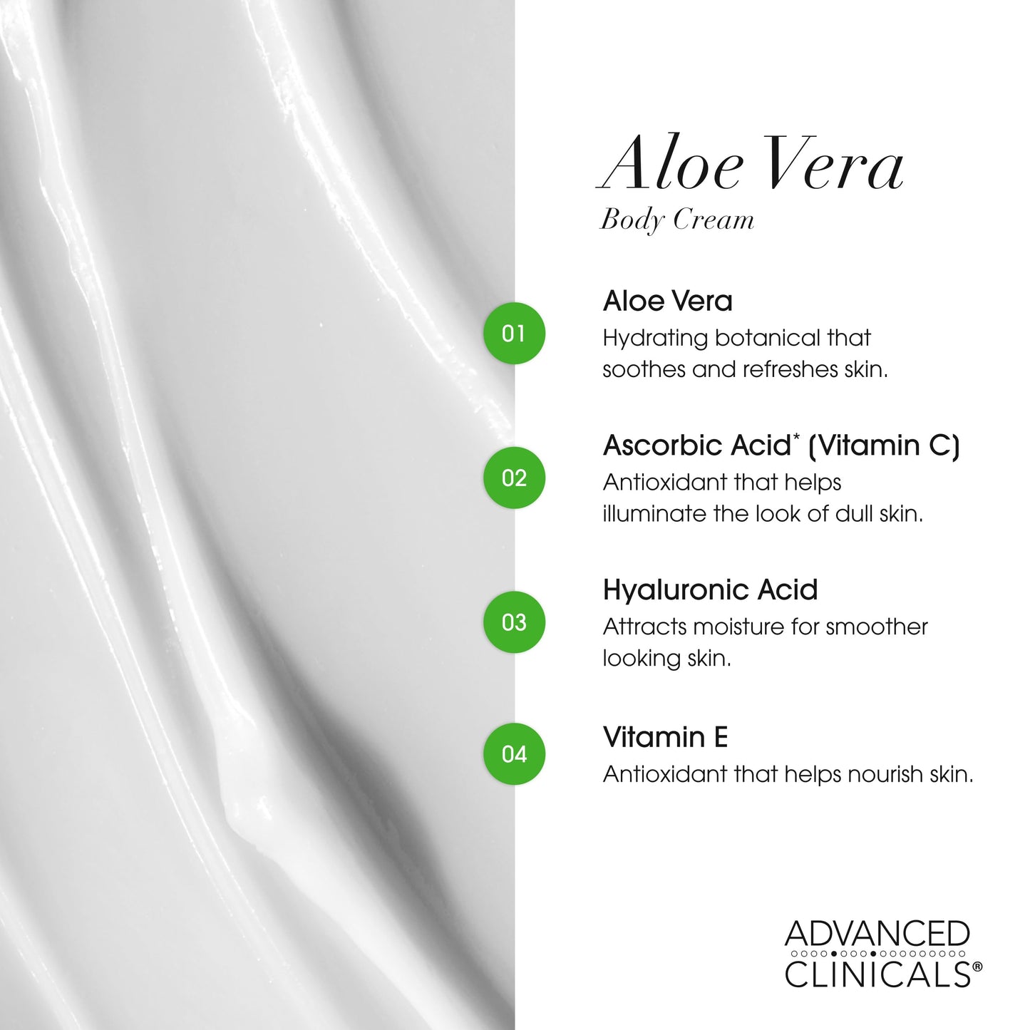 Advanced Clinicals Aloe Vera Lotion Sun Burn Recovery Cream | After Sun Body Lotion W/Vitamin C + Hyaluronic Acid | Sun Damaged Skin Repair Moisturizing Cream | Skin Care Products, Large 16 Oz, 2PC
