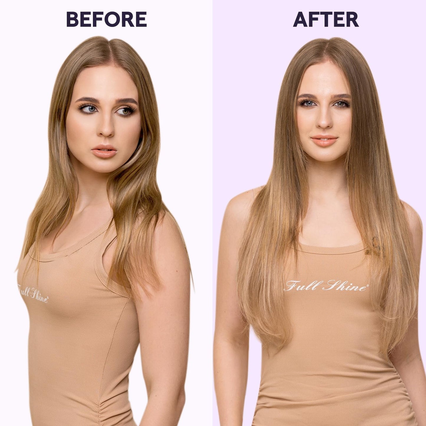 Fshine Invisible Wire Human Hair Extensions Off White Hidden Wire Hairpiece 16 Inch Adjustable Fishing Line Hair Extensions Clip Ins 100G