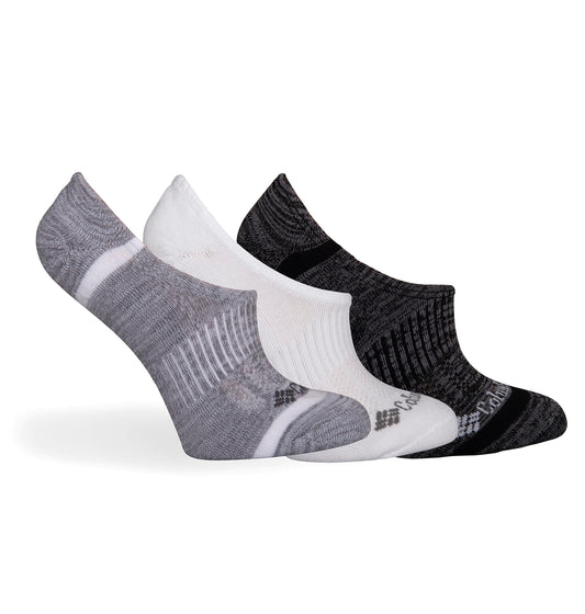 Columbia Space Dye Eclipse Liner 3-Pair Grey/White/Black Women's 4-10