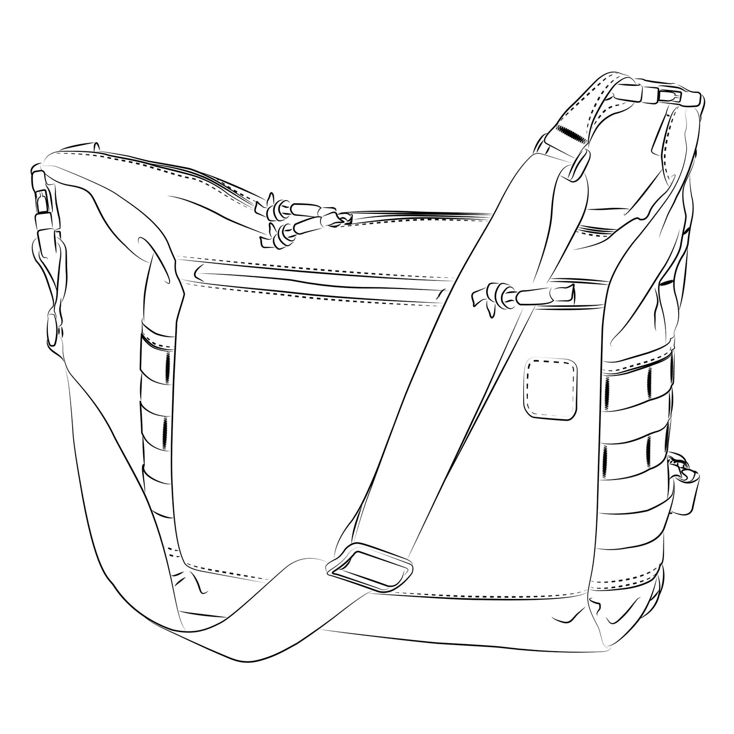 Helikon-Tex Bushcraft Line, Bushcraft Satchel US Woodland Tactical