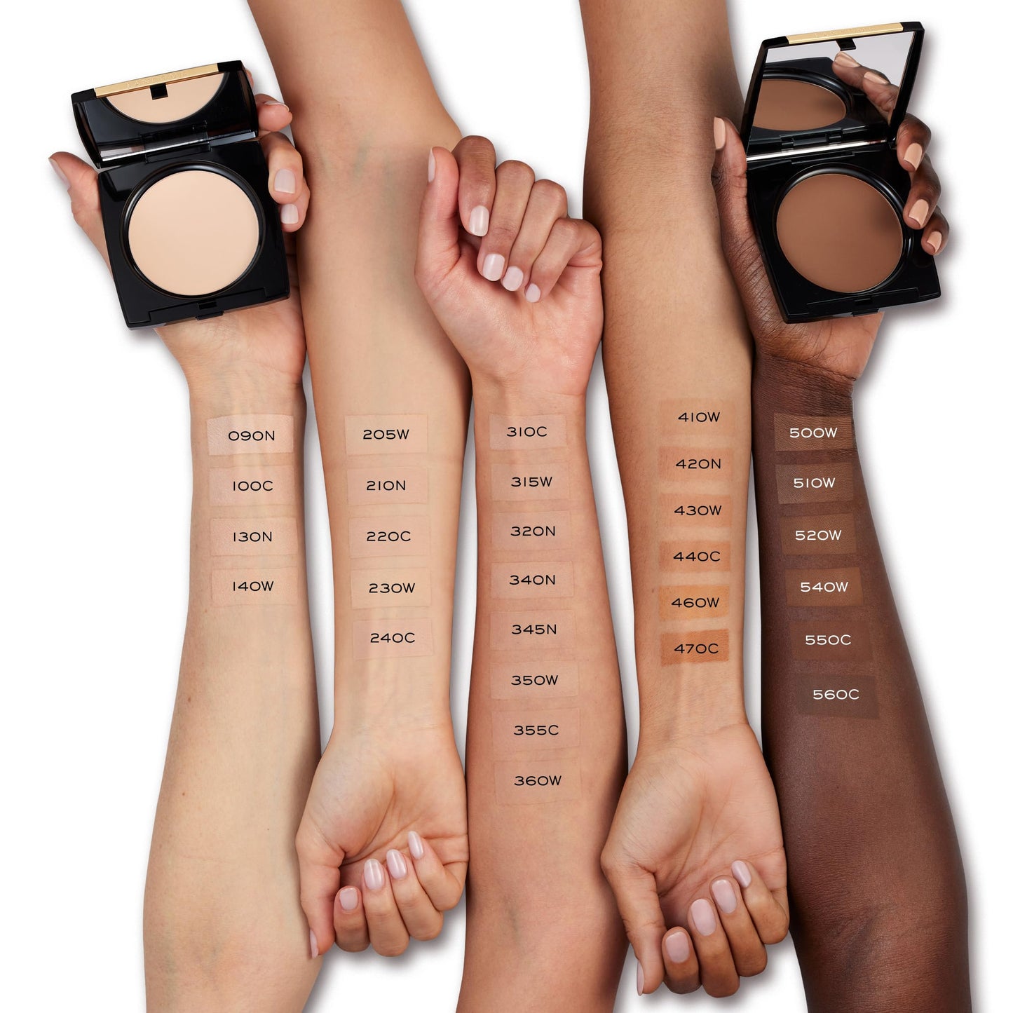 Lancôme Dual Finish Powder Foundation - Buildable Sheer to Full Coverage Foundation - Natural Matte Finish - 420 Bisque Neutral