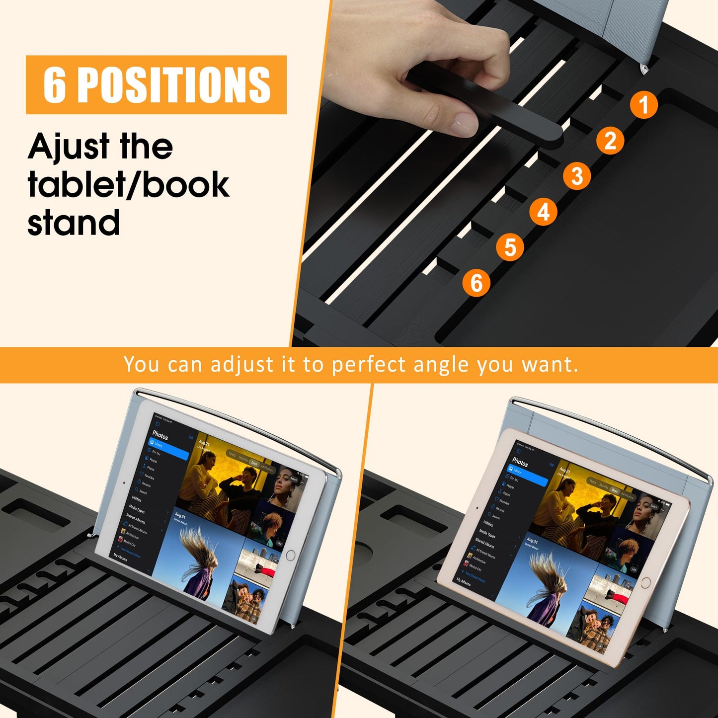 Luxury Bathtub Caddy Tray for Tub - Foldable Bamboo Bath Table Tray with Book and Wine Glass Holder, Expandable Bathroom Accessories for Spa or Reading Lite Style,Black