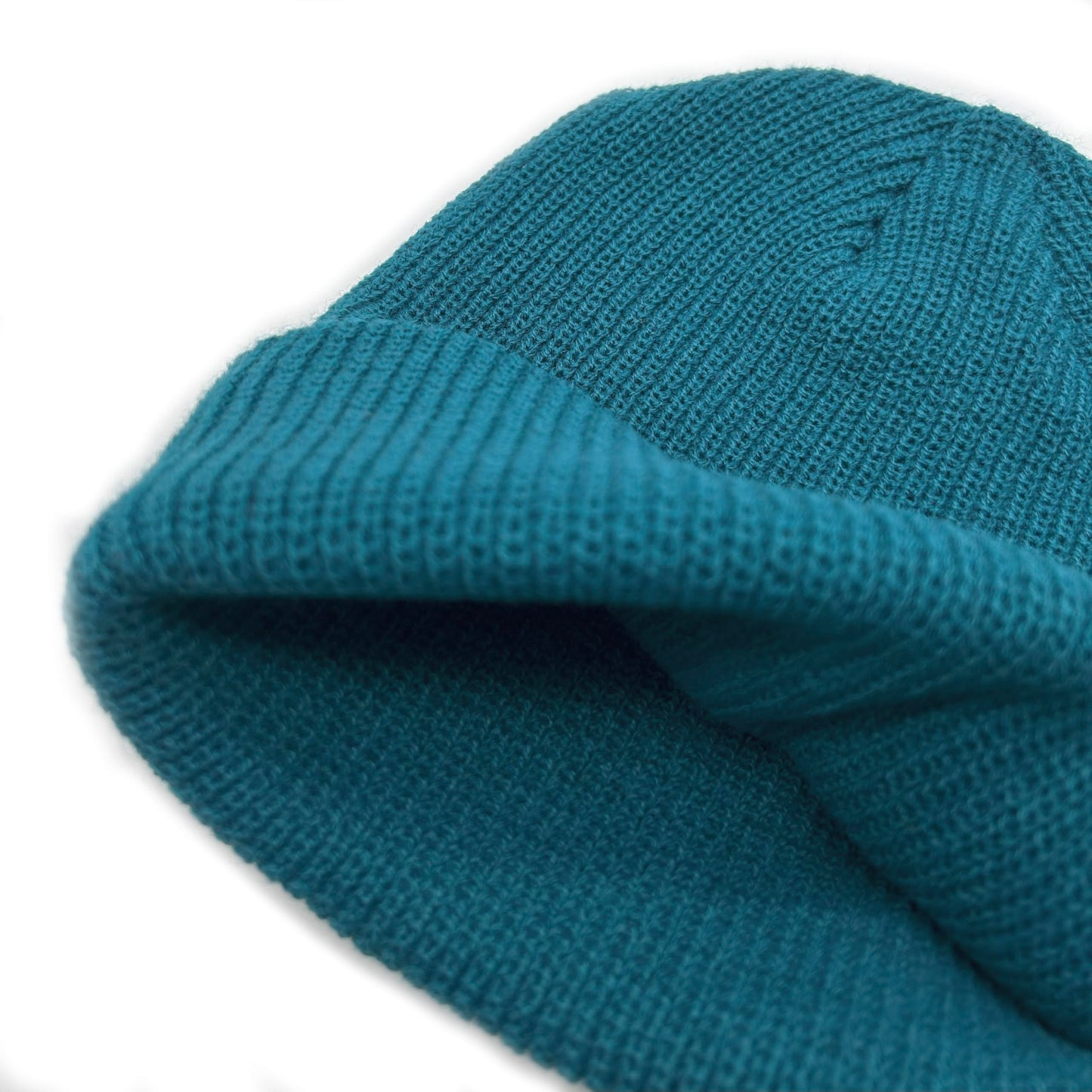Litlluky Ribbed Knit Winter Beanie Cap, Winter Beanie Cap for Men Women, Winter Warm Hat Women, Peacock Green