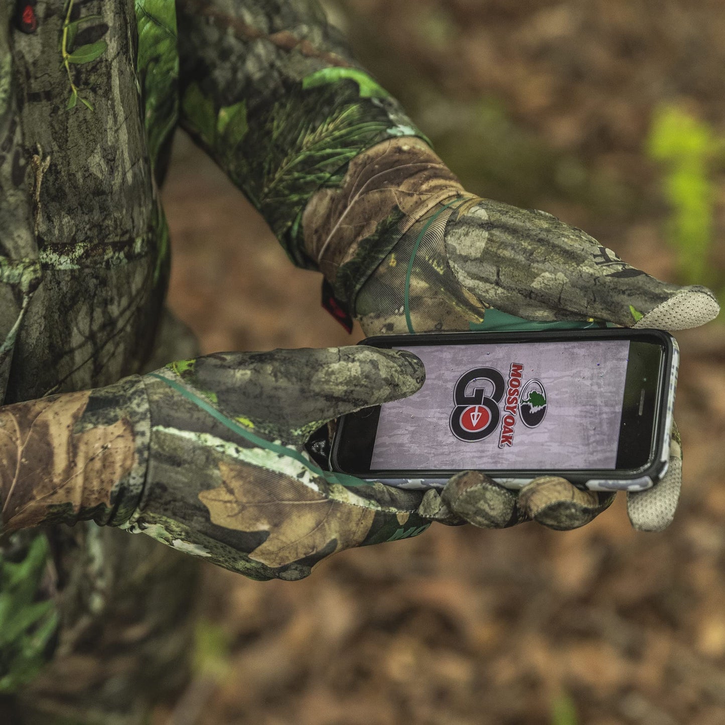 Mossy Oak Lightweight Camo Hunting Gloves