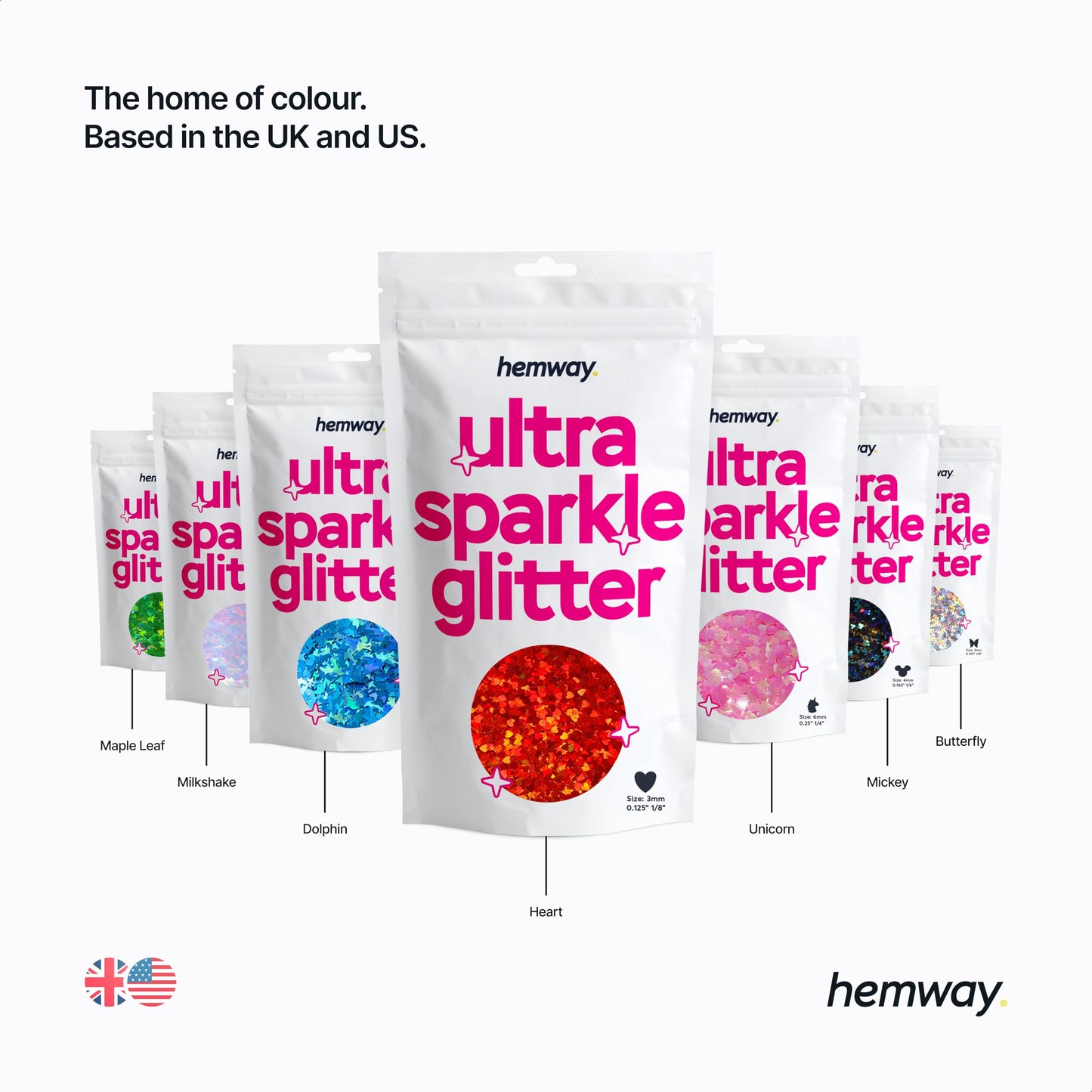 Hemway Ultra Sparkle Glitter - 1/5" 0.2" 5mm - 3-D Embossed Star Shaped Glitter Sequin for Decoration, Scrapbook, Arts, Craft, Design, Nail and Cosmetics - Gold - 50g