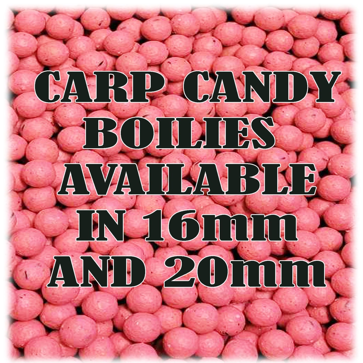 WCB Carp Baits High Protein Boilies 16 mm 1 lb Bag - Carp Fishing Bait - Ideal for Carp Fishing (Flavor: Carp Candy)