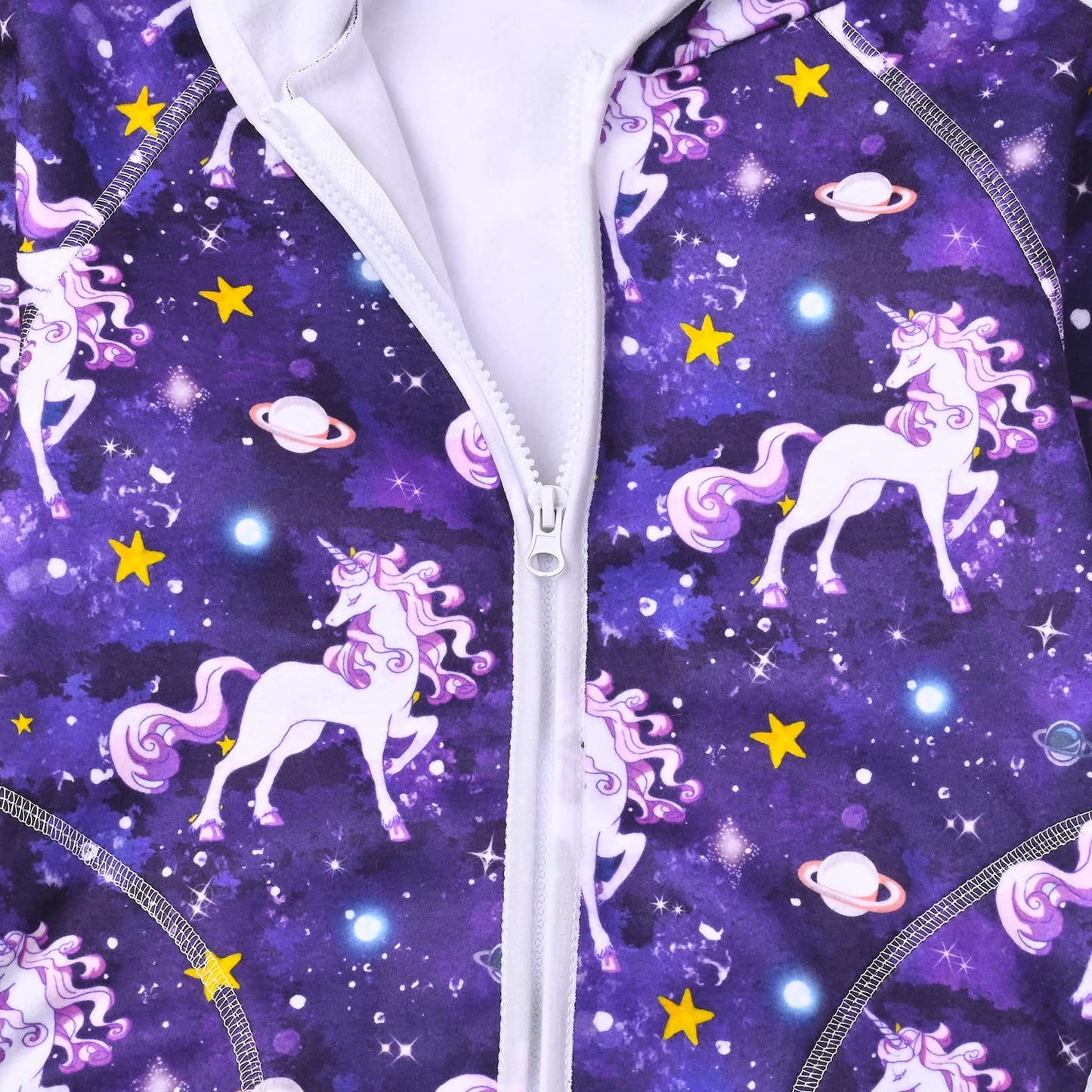 QPANCY Fleece Hoodie for Girls Sweatshirts Kids Fall Winter Outfits, Size 10 11