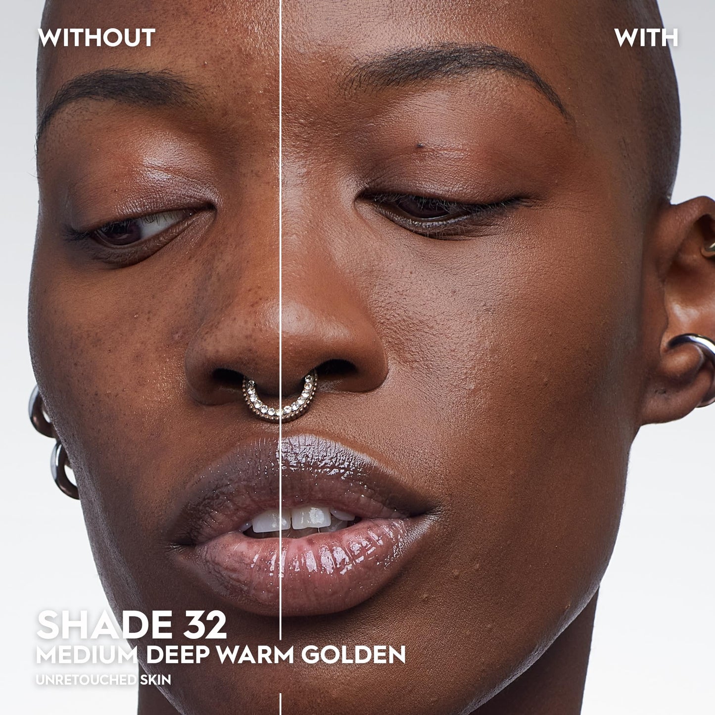Urban Decay Face Bond Self-Setting Waterproof Foundation, Medium Coverage, Natural Matte Finish, 3% Niacinamide Serum Improves Skin Texture Feel, Transfer-Resistant, Sweat-Proof, Blurs Skin - Shade 32