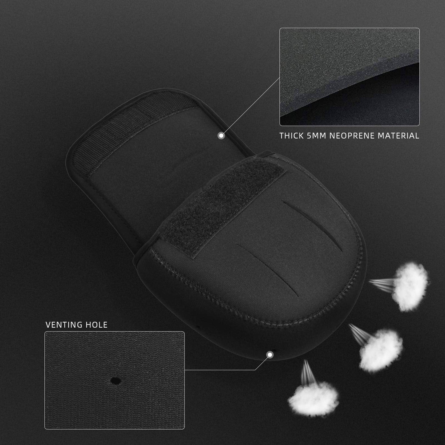 SF Spinning Reel Cover Case Bag Pouch Glove Fit up 7000 or up Series Spinning Reels L