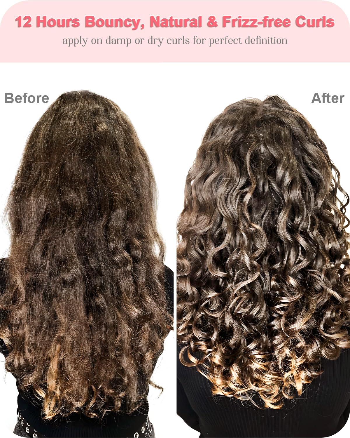 4-in-1 Styling Cream for Flyaways & Curl Defining, Non-Greasy Smoothing Cream for Women & Kids, Add Shine Slick Back Hair, No White Flakes & Chemical Flavors Fly Away Hair Tamer