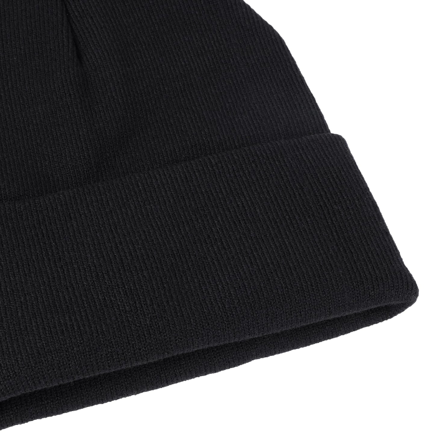 Voilipex 3 Pack Unisex Winter Warm Knit Beanie Hats Cuffed Ribbed Skull Caps for Women Men (Black, Dark Blue, Olive Green)