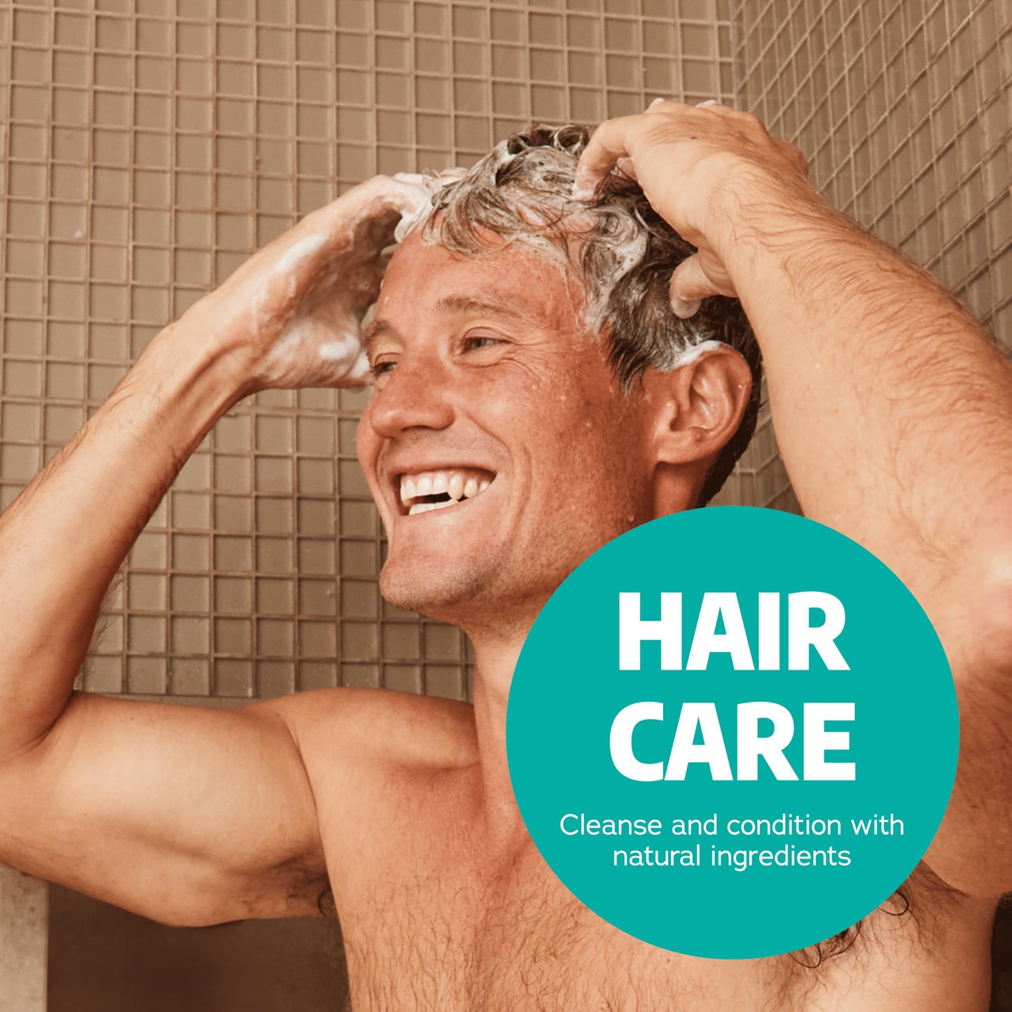 Dr. Squatch Coconut Castaway Men's Shampoo + Conditioner Hair Bundle - Keeps Hair Looking Full, Healthy, Hydrated