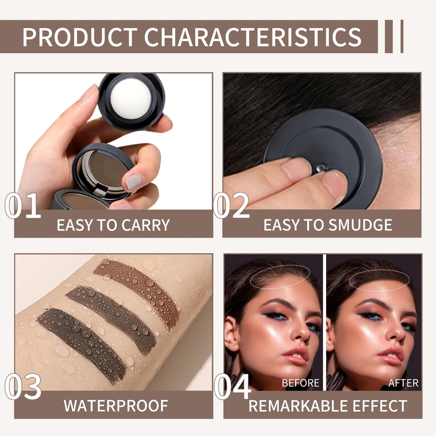 Maycheer Hairline Powder for Women - Hair Rich Shading Powder, 30 Colors Magic Root Cover Up (Orichal Ceous 13)