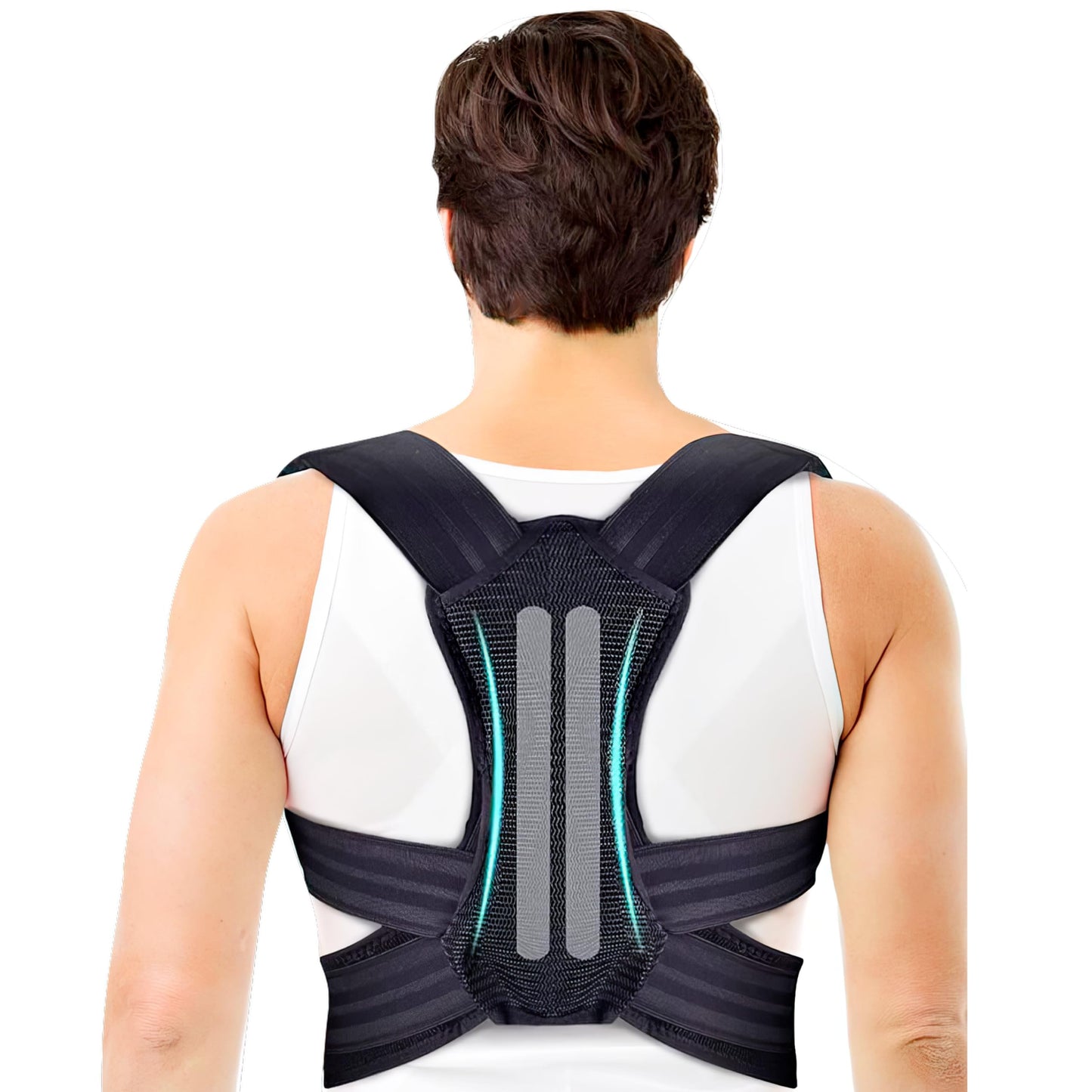 THE BAKER LEAGUE Adjustable Posture Corrector, Back Brace, Posture Trainer, Scoliosis and Hunchback Correction, Back Pain, Spine Corrector (X-Large)