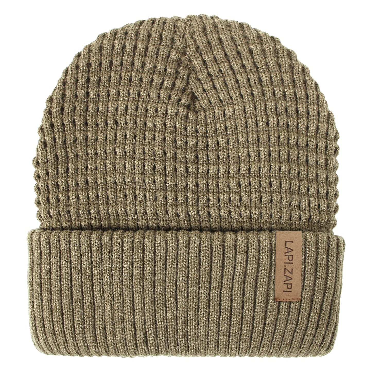 LAPI.ZAPI Winter Hat for Men Fleece Lined Skull Cap Cuff Beanie Outdoor Women Sports Cap